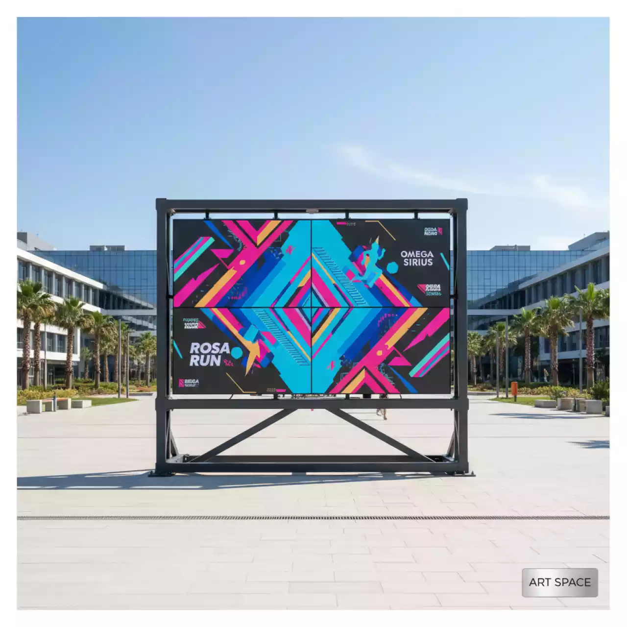 Аренда Видеостены 2х2 46 Samsung VM46R U в Omega Sirius — ART SPACE