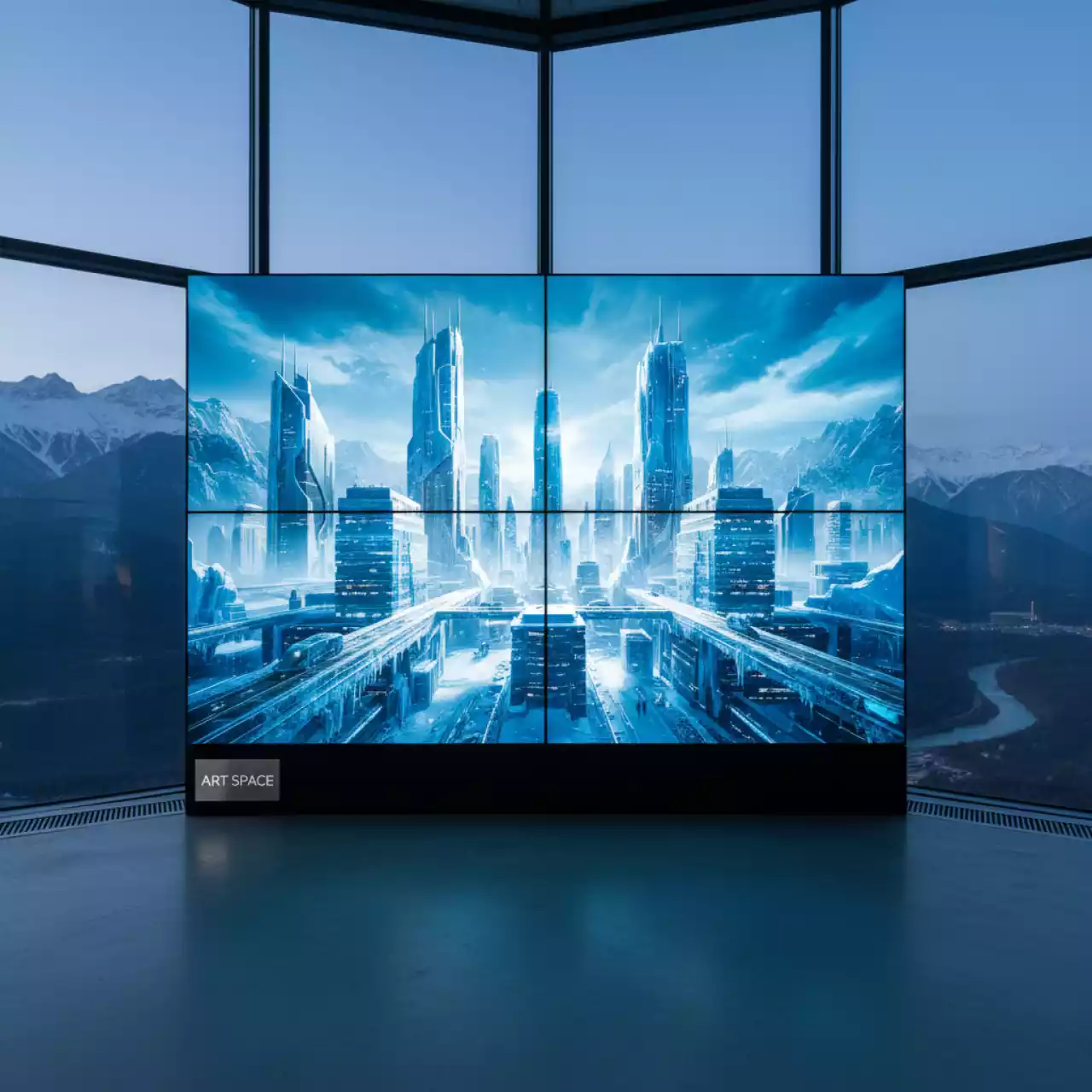 Аренда Видеостены CleverMic DP W55 1,8 500 2х2 110 в Skypark Sochi — ART SPACE