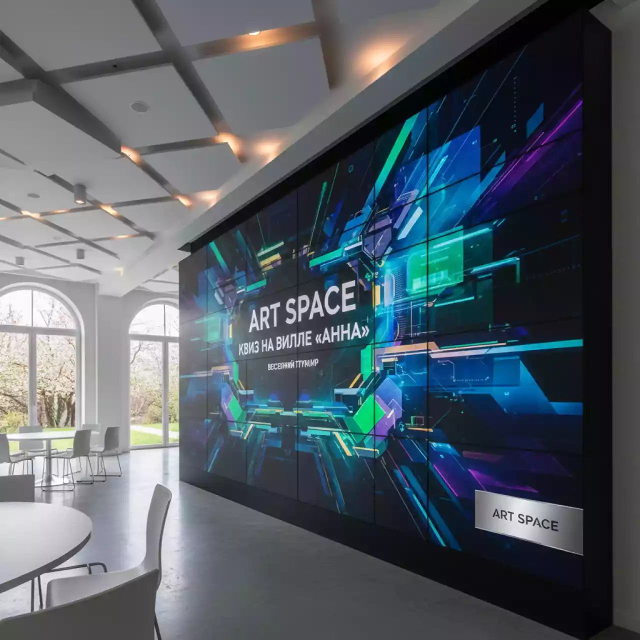 Аренда Видеостены из панелей Samsung 460ut на вилле «Анна» — ART SPACE