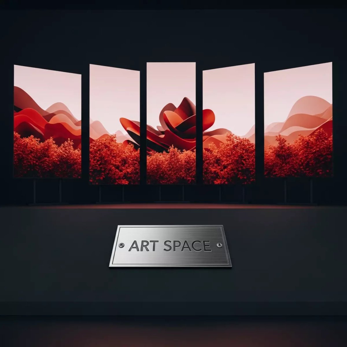 Аренда Видеостены NEC 55" LCD LED в МФК «Горный» — ART SPACE