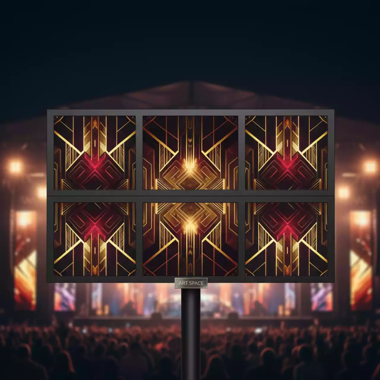 Аренда Видеостены Samsung 3x2 153 в комплексе Sea Galaxy — ART SPACE