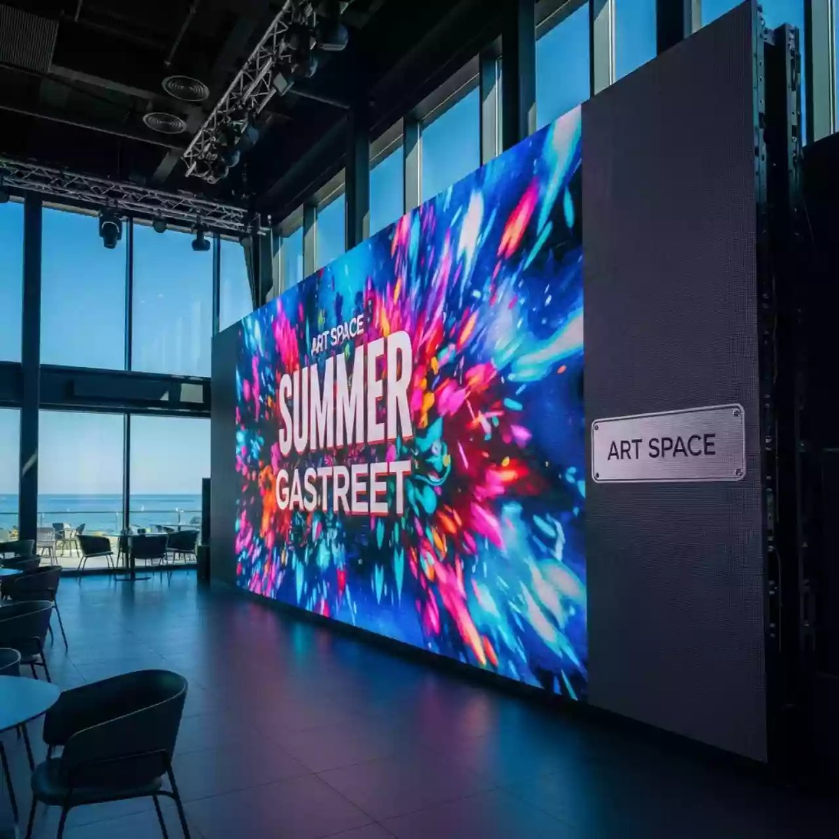Аренда Видеостены в ресторане «Voda» — ART SPACE