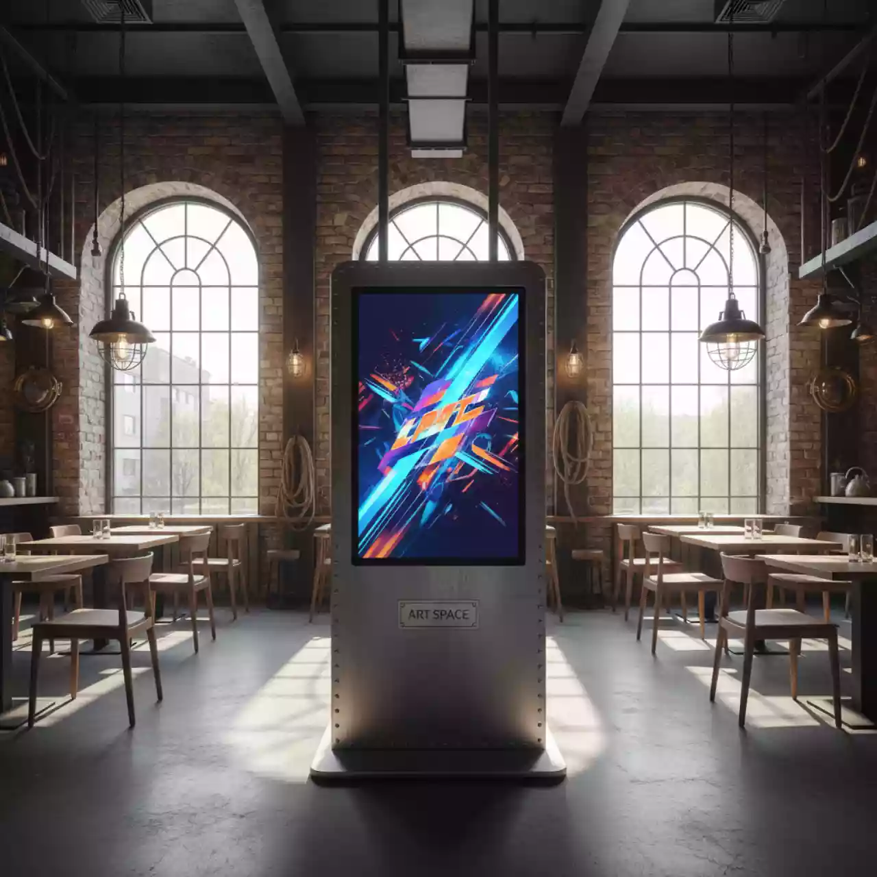 Аренда Видеостойка LR Люкс 49 в ресторане «Магеллан» — ART SPACE