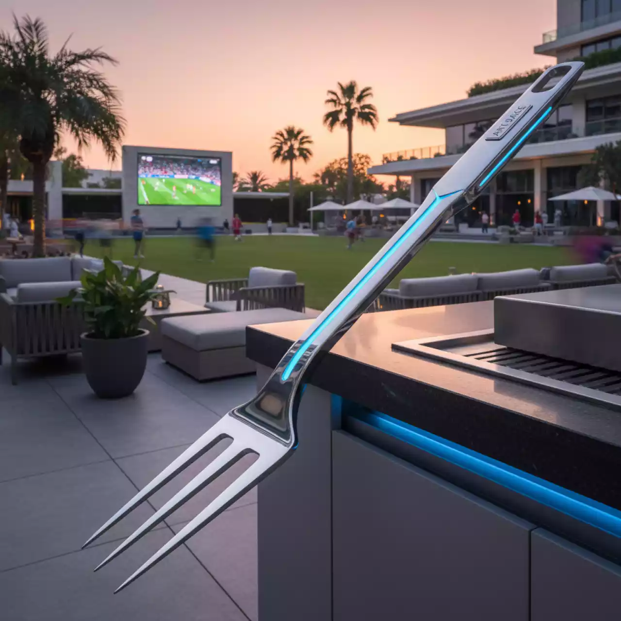 Аренда Вилка для BBQ в Mövenpick Hotel — ART SPACE