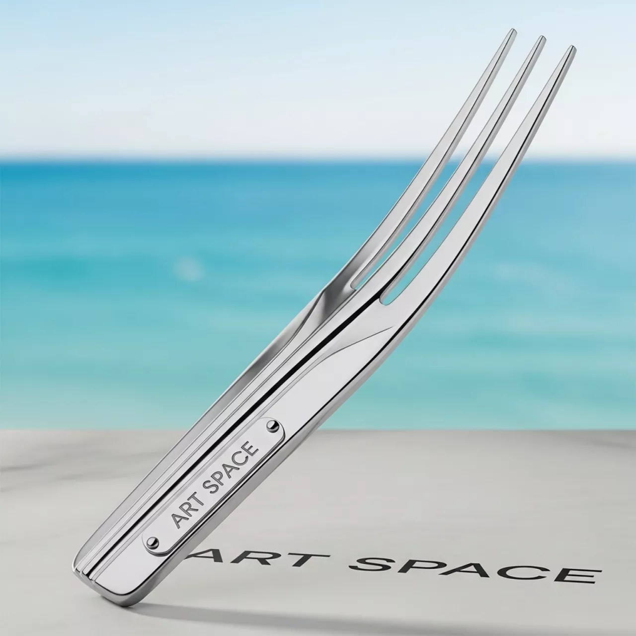 Аренда Вилка для пирожного Аляска Luxstahl на пляже «Ривьера» — ART SPACE