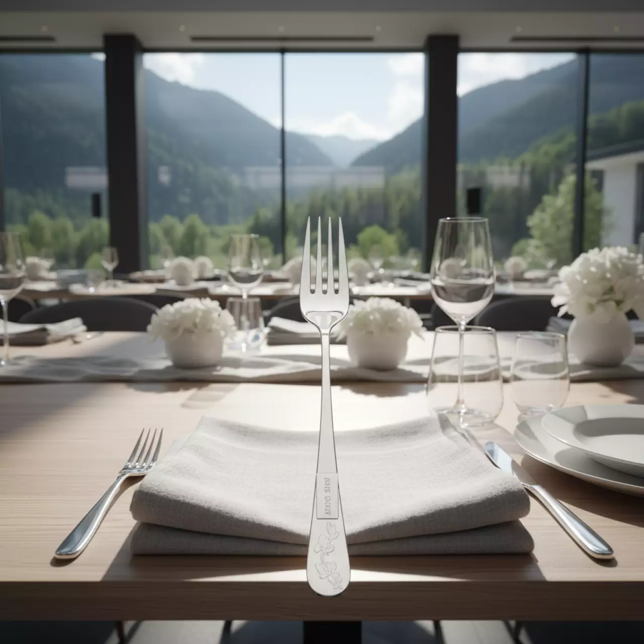 Аренда Вилка столовая Flower в Гранд Отель Поляна — ART SPACE