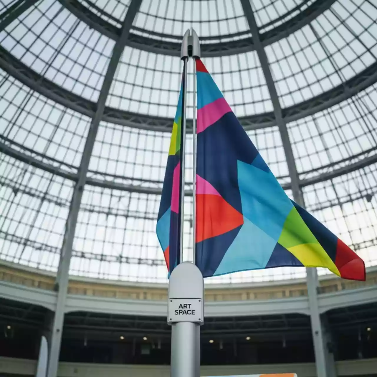 Аренда Виндер Бриз двойной баннер 3,6 м в ледовом дворце «Большой» — ART SPACE