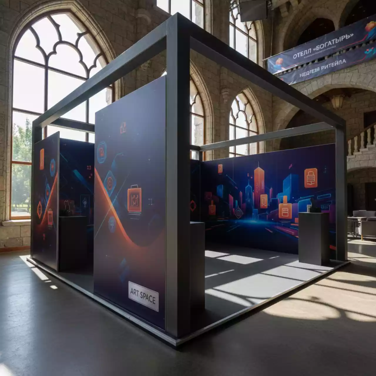 Аренда Винил магнитный в отеле «Богатырь» — ART SPACE