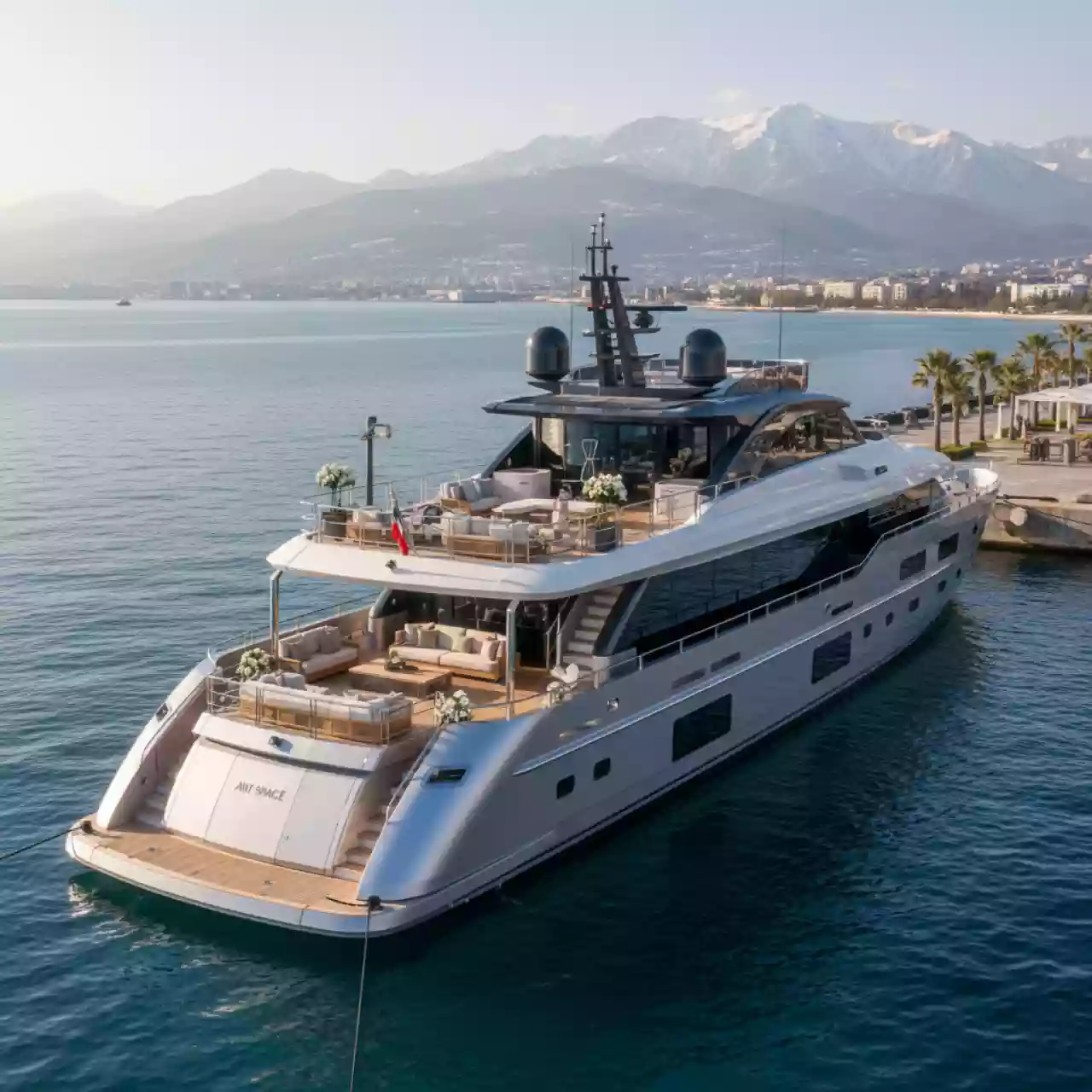 Аренда VIP-яхты на ПМЭФ 2021 (Имеретинский порт) — ART SPACE