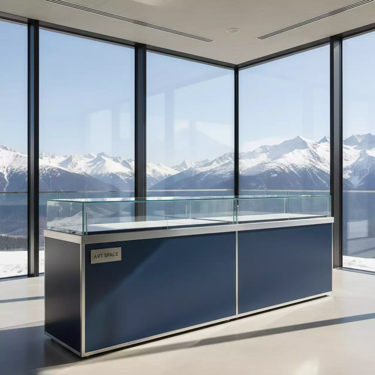 Аренда Витрина прилавок Backstage 100х50,5х104 см на площадке Rosa Peak (2320м) — ART SPACE