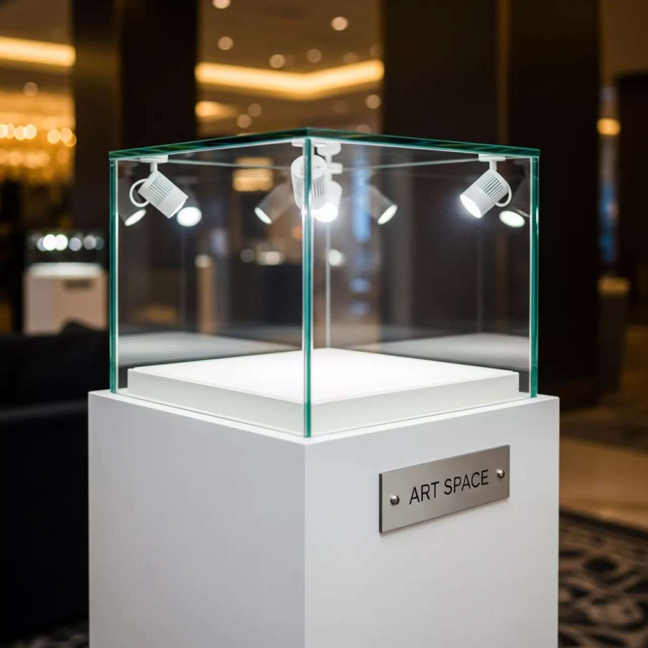 Аренда Витрина ювелирная 60х60х150 см в Pullman Sochi Centre — ART SPACE