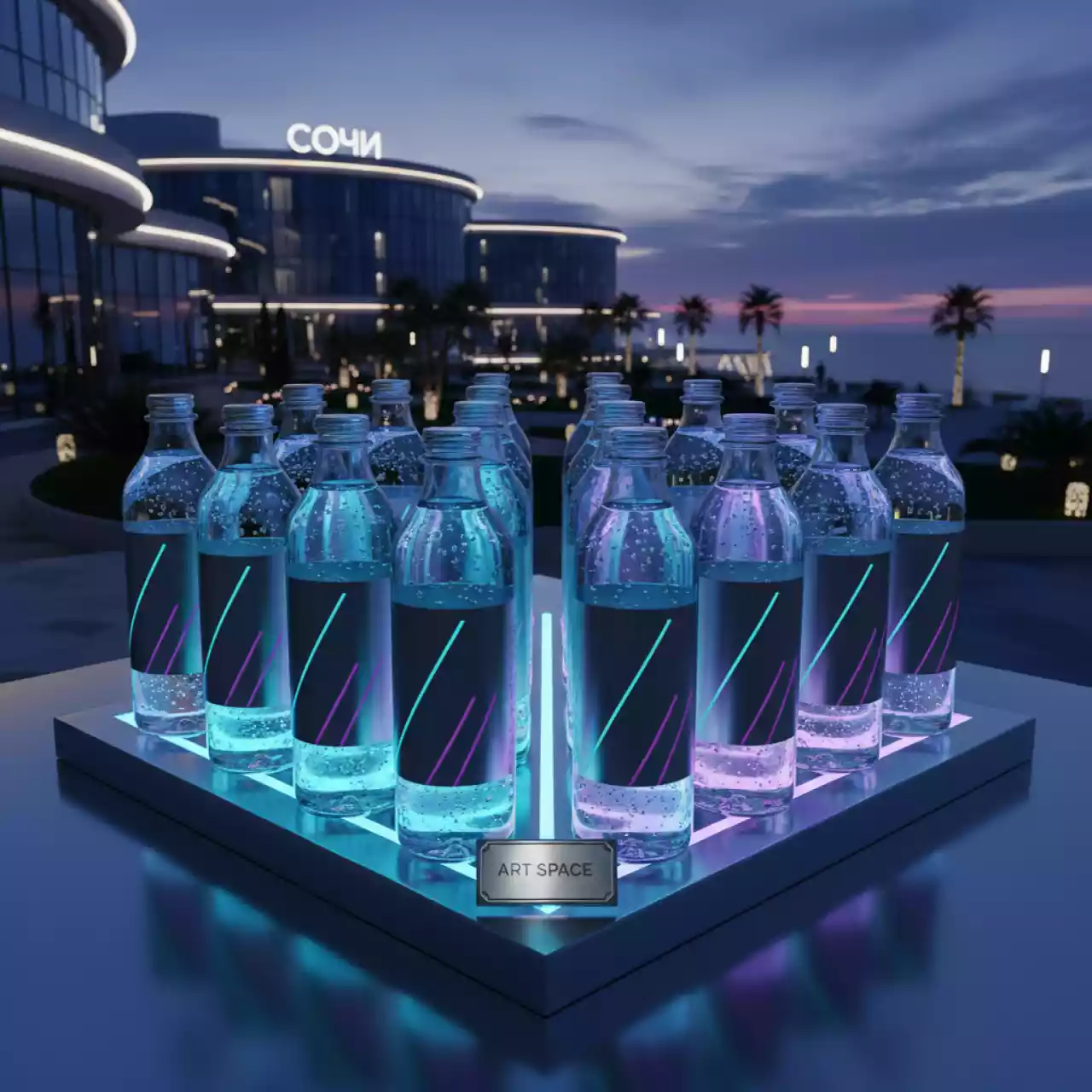 Аренда Вода бутилированная 0,5 л 12 шт 06 630 в санатории «Сочи» — ART SPACE