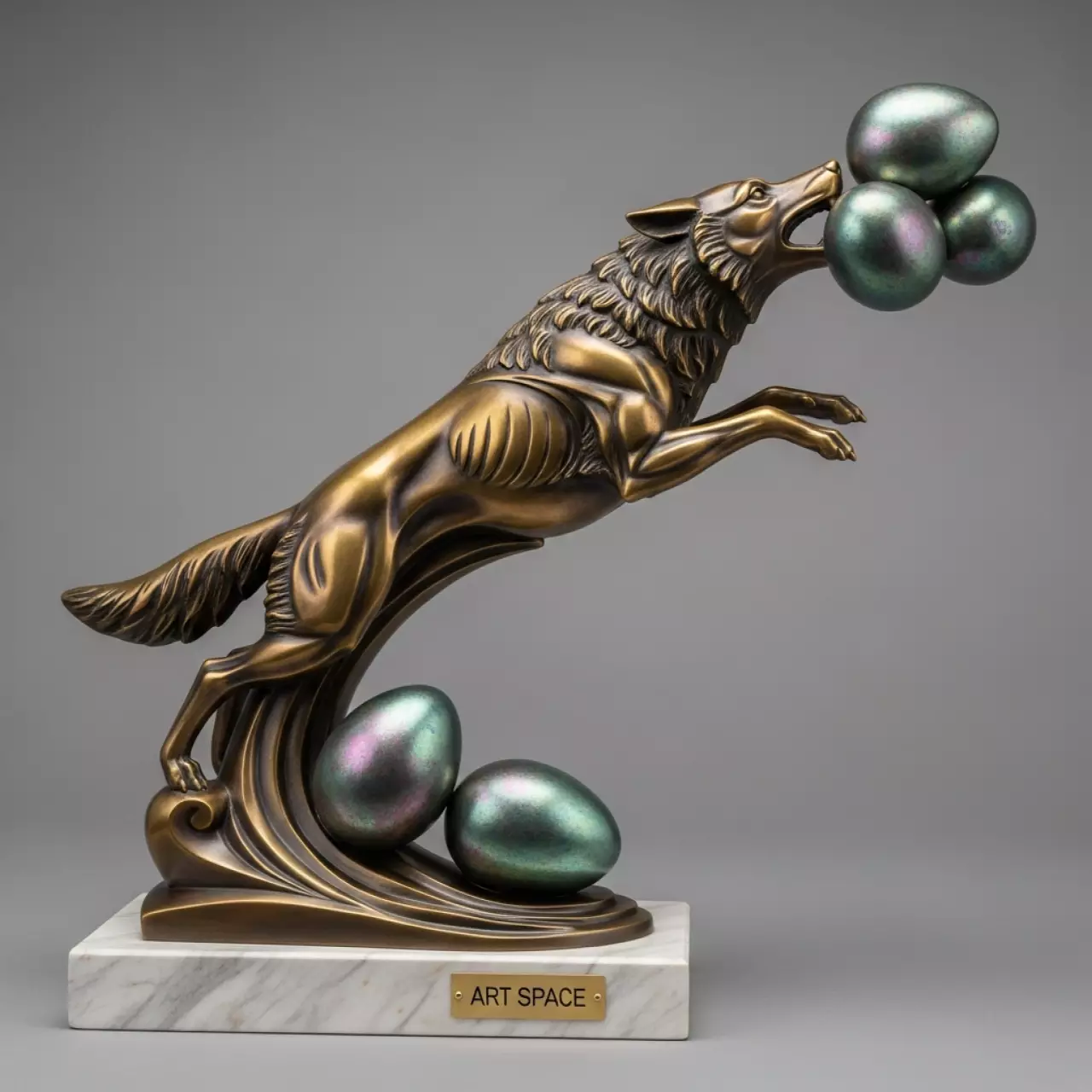 Аренда Волк ловит яйца Яйцелов на курорте «Газпром» (Альпика) — ART SPACE