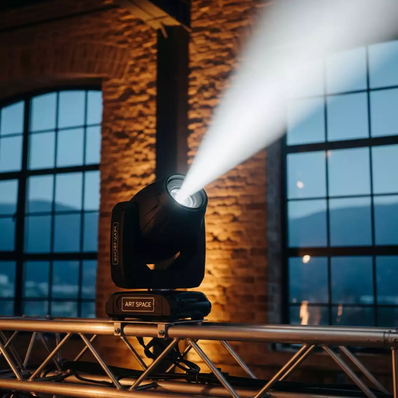 Аренда Вращающаяся голова Clay Paky Alpha Beam 300 в этно-парке «Моя Россия» — ART SPACE