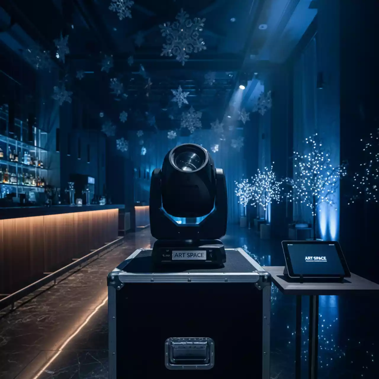 Аренда Вращающаяся голова DTS XR 4 Wash в ресторане «Плакучая Ива» — ART SPACE