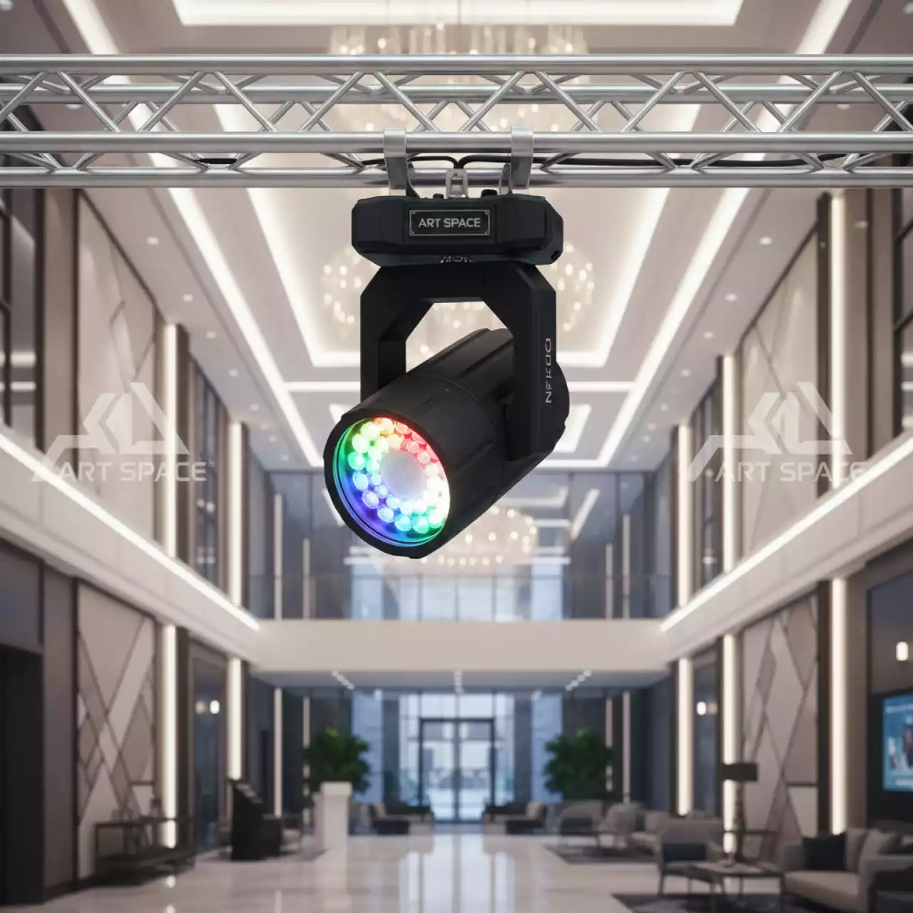 Аренда Вращающаяся голова Pro Wash RGBW Leader Light в Mövenpick Hotel — ART SPACE