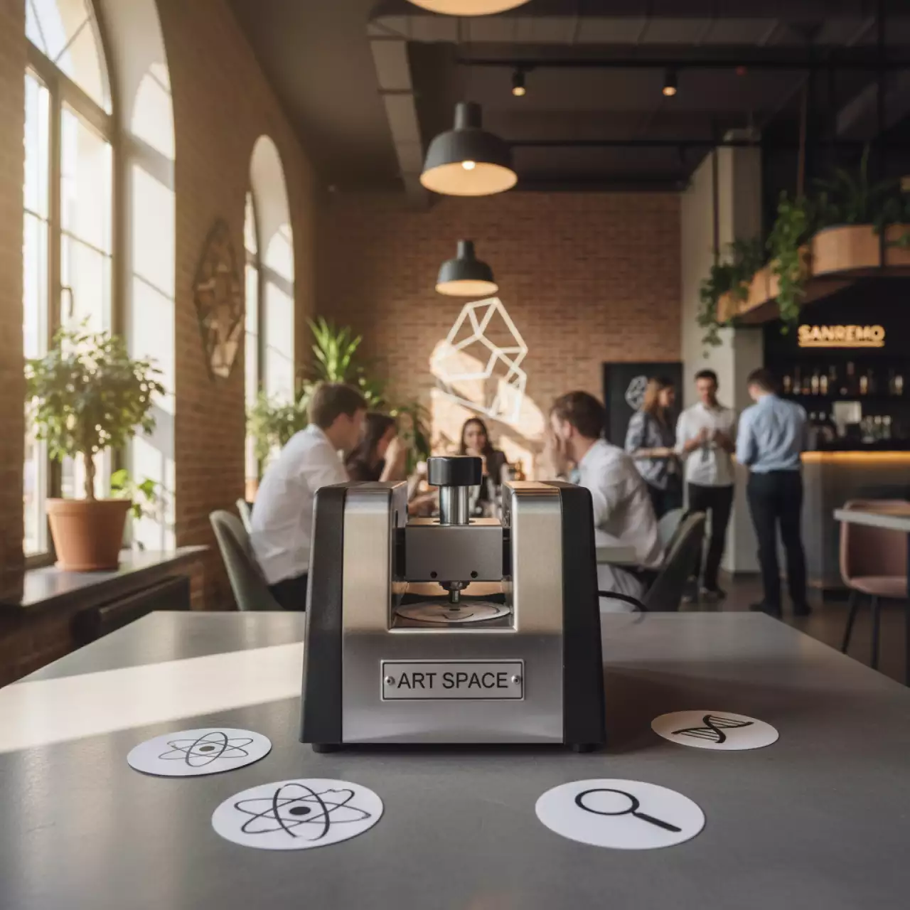 Аренда Вырубщик для значков Vektor Stand Cutter d 25 мм в ресторане «Sanremo» — ART SPACE