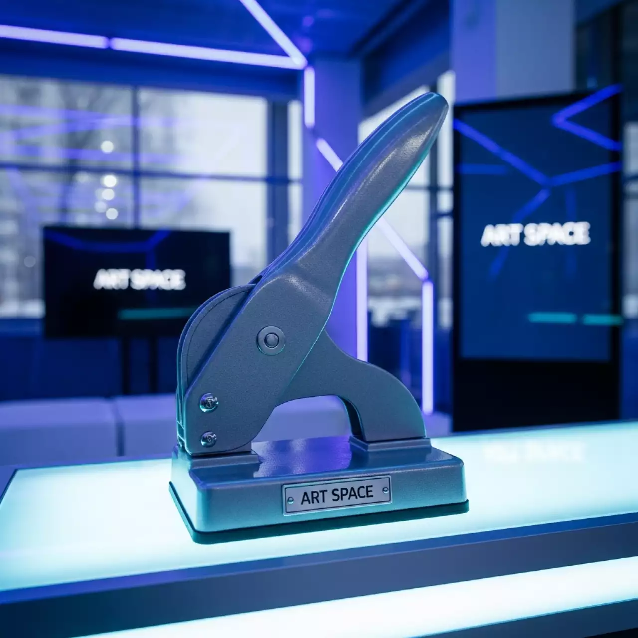 Аренда Вырубщик фото Bulros E 005 35х45 ручной в ледовой арене «Шайба» — ART SPACE