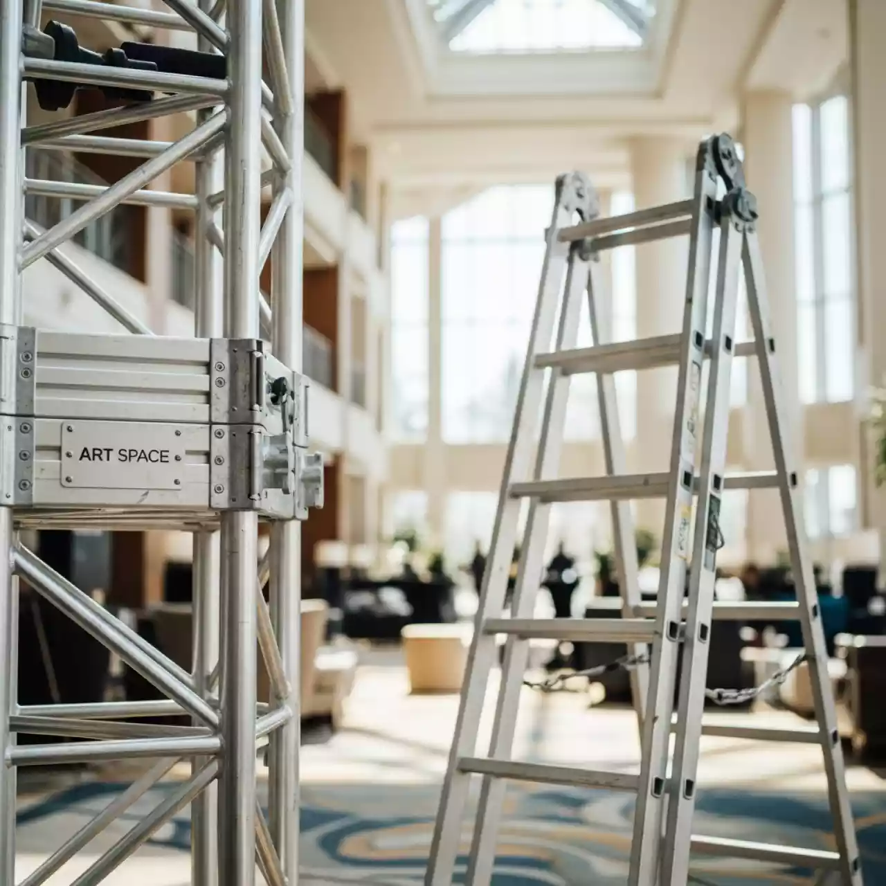 Аренда Вышки тур и лестницы в Courtyard by Marriott Sochi — ART SPACE