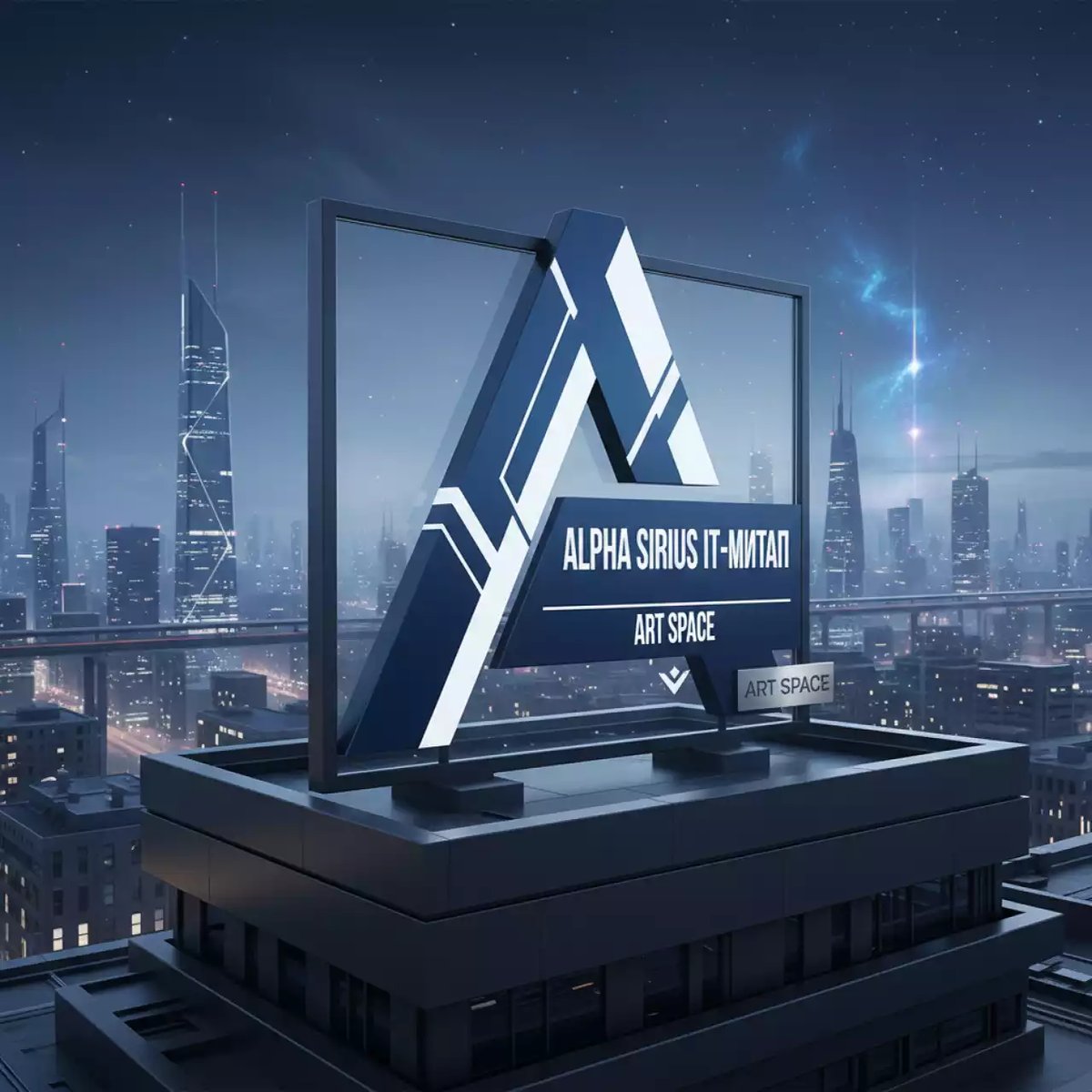 Аренда Вывески на крышу в Alpha Sirius — ART SPACE