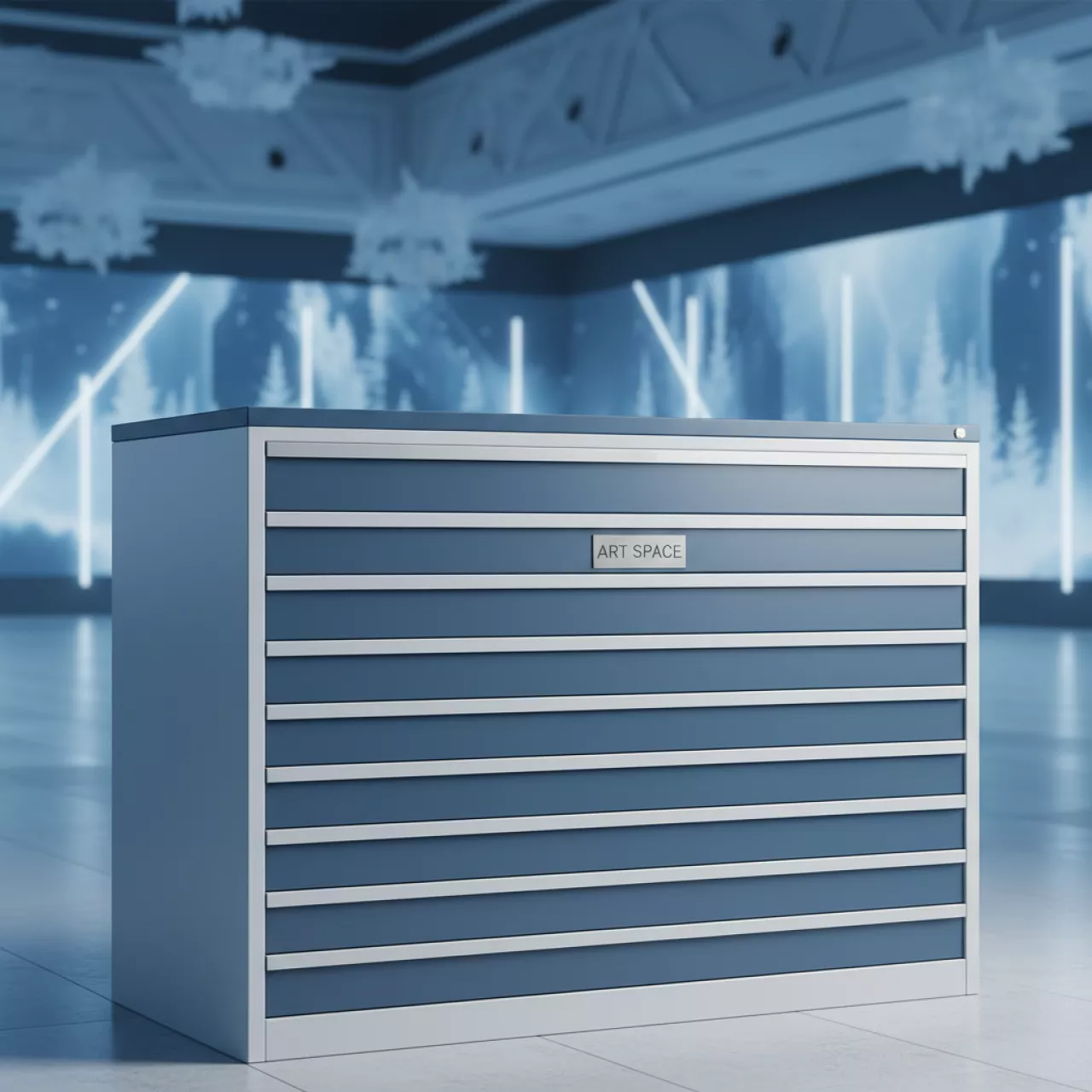 Аренда Ящичный шкаф Практик MDC A3 910 15 в Gamma Sirius — ART SPACE