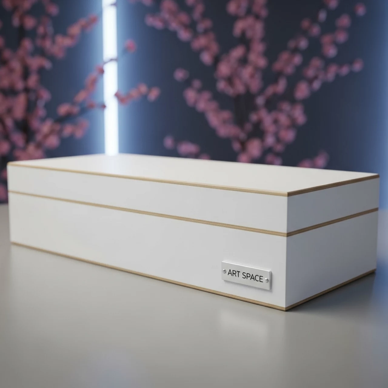 Аренда Ящик деревянный прямоугольный «Эко» белый в ресторане «Sanremo» — ART SPACE