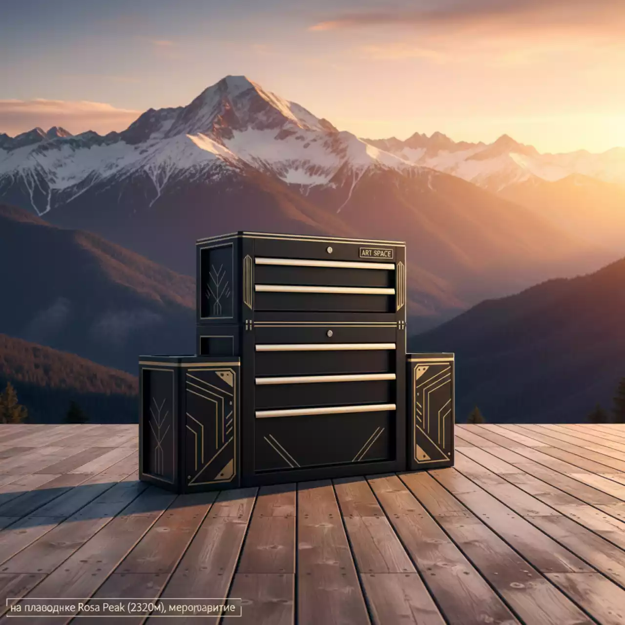 Аренда Ящик для инструментов модульный X Block TECH KXB604030G S411 на площадке Rosa Peak (2320м) — ART SPACE