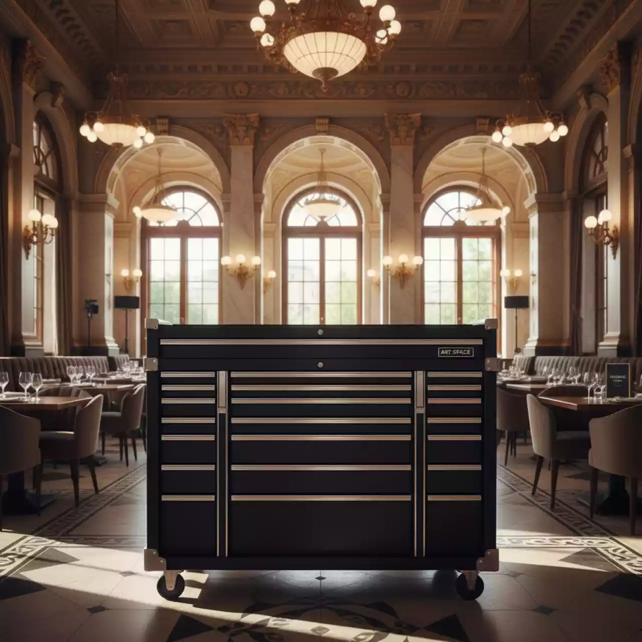 Аренда Ящик для инструментов модульный X Block TECH KXB 604040G S 411 в ресторане «Магадан» — ART SPACE