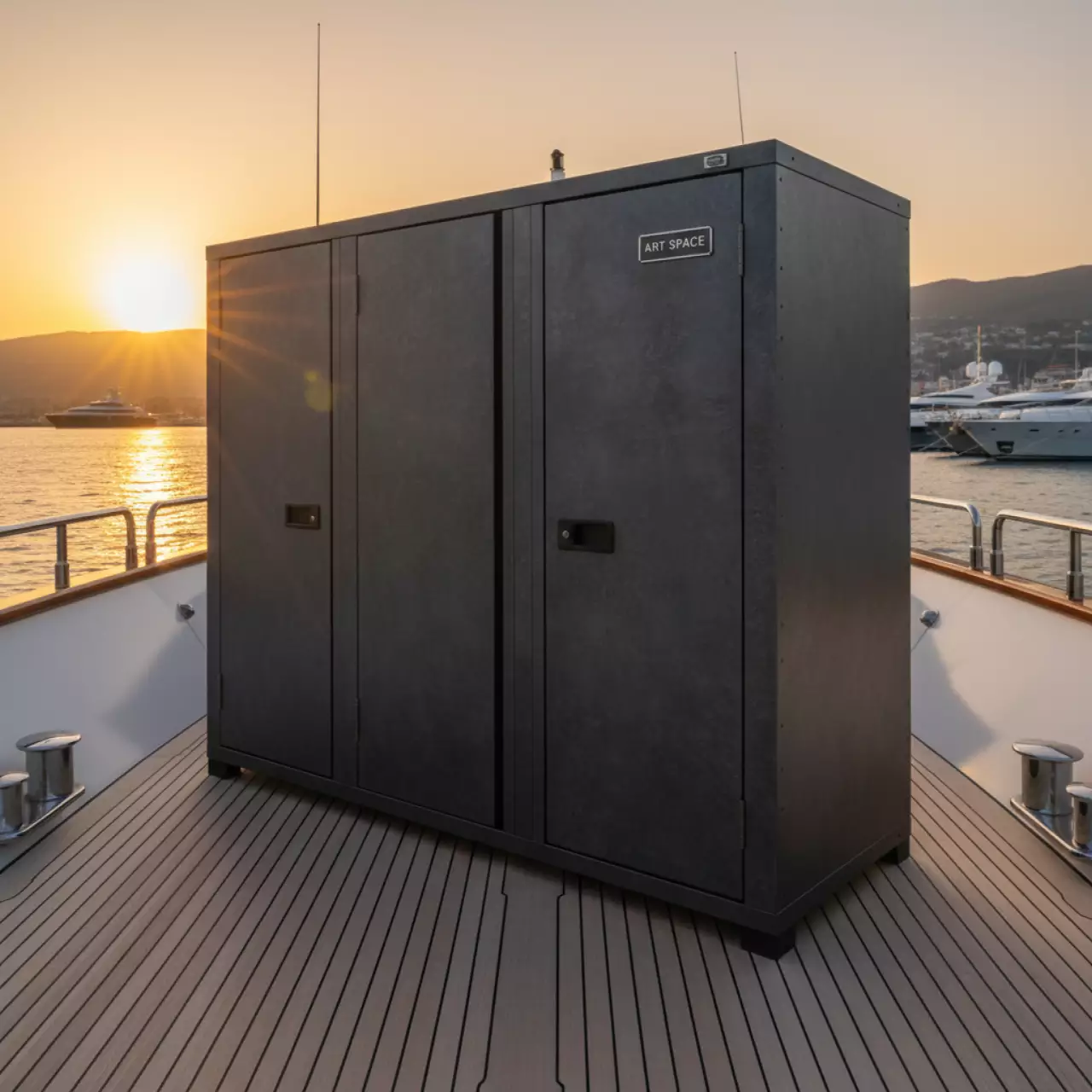 Аренда Ящик шкаф Премьер Джамбо Premiere JUMBO 2020 л на VIP-яхте (Имеретинский порт) — ART SPACE