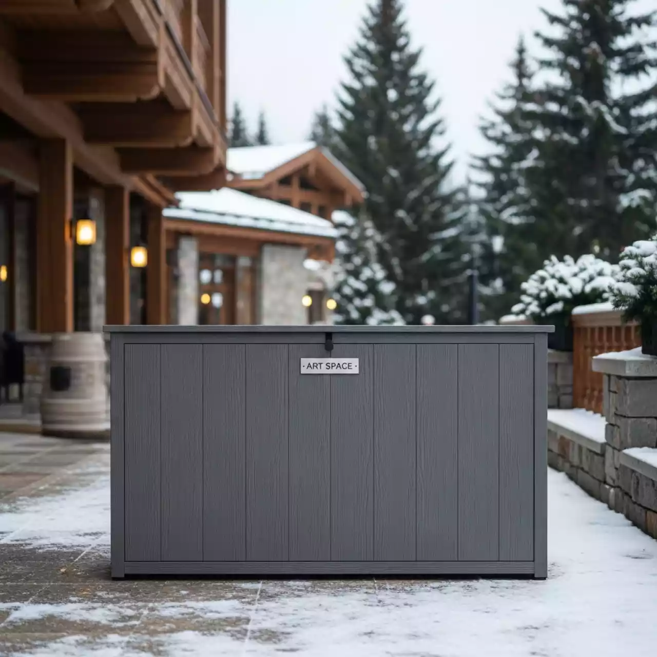 Аренда Ящик шкаф Вудлэнд 30 Store it out MIDI Upgraded обновленный 845 л серый в Поляна 1389 Отель и Спа — ART SPACE
