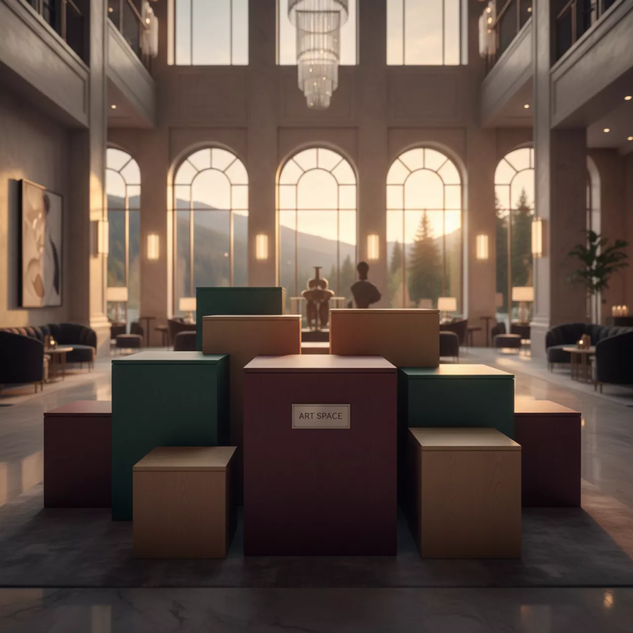 Аренда Ящики модерн боксы в Green Flow Hotel — ART SPACE