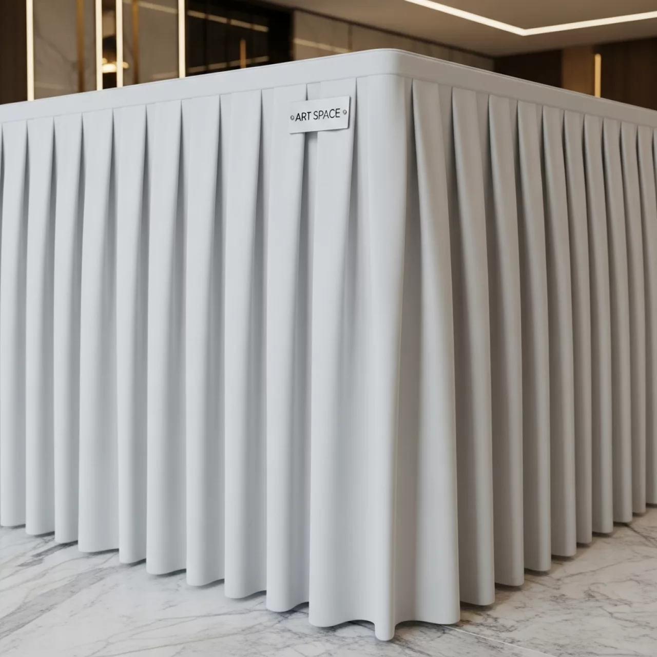 Аренда Юбки банкетные фуршетные белые 2,5 м в Mantera Supreme — ART SPACE