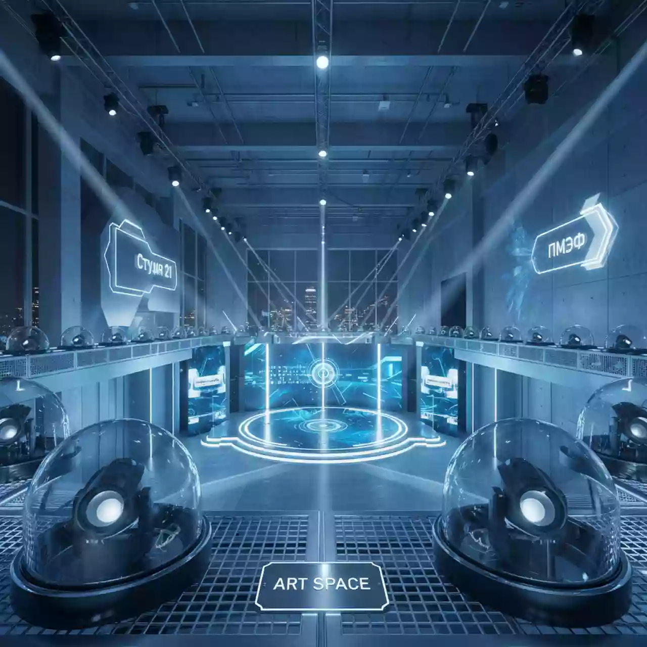 Аренда Юбки влагозащиты прозрачные для голов мувинг хедов в лофте «Студия 21» — ART SPACE