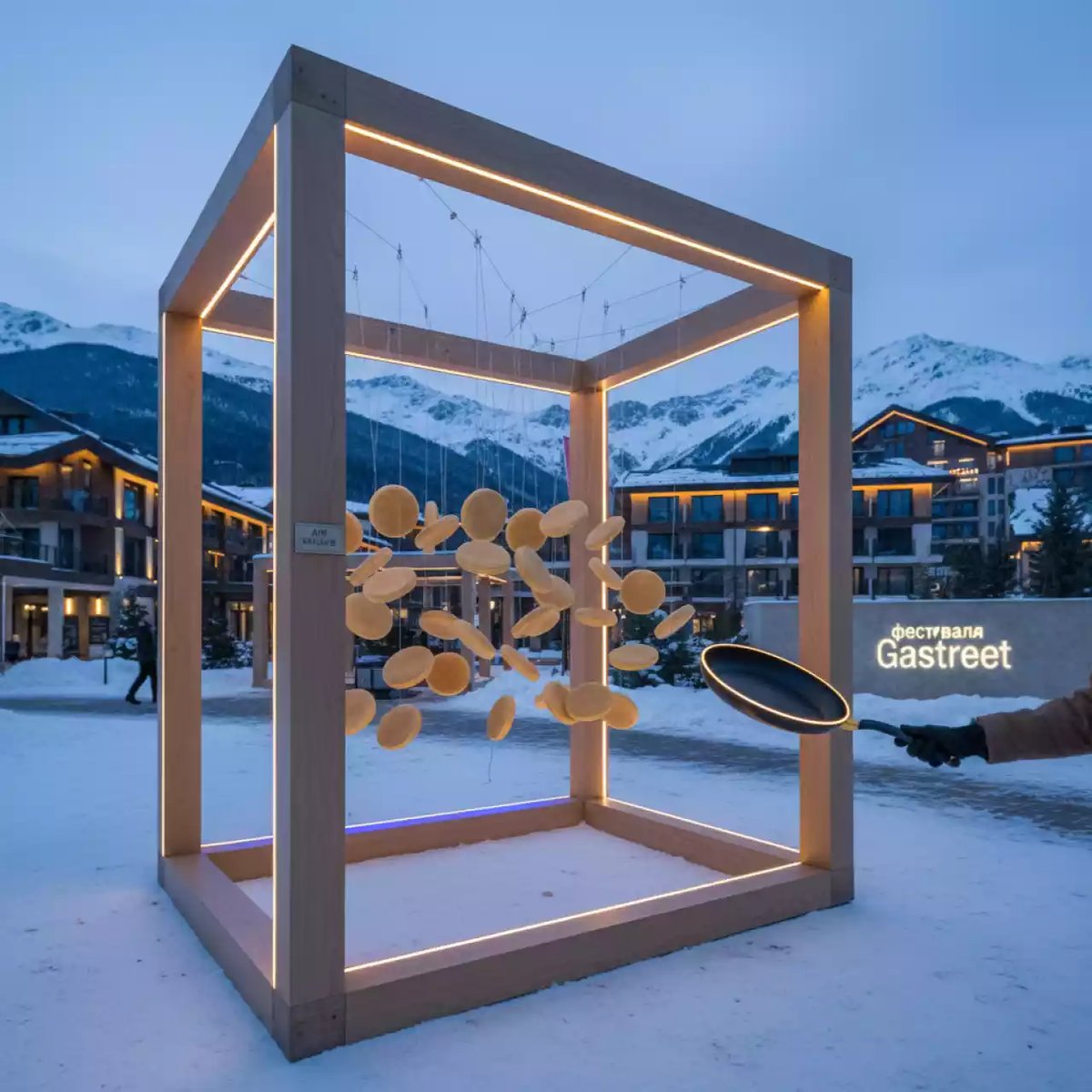 Аренда Забава ловля блинов в Radisson Collection Paradise — ART SPACE