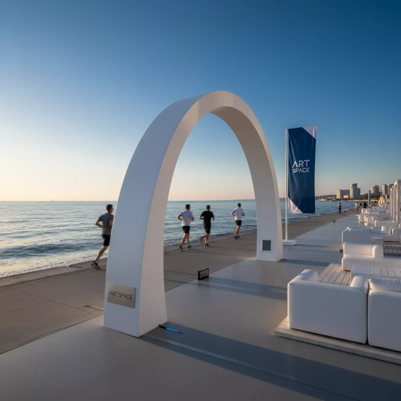 Аренда Забег Adidas Energy Run на пляже «Маяк» — ART SPACE