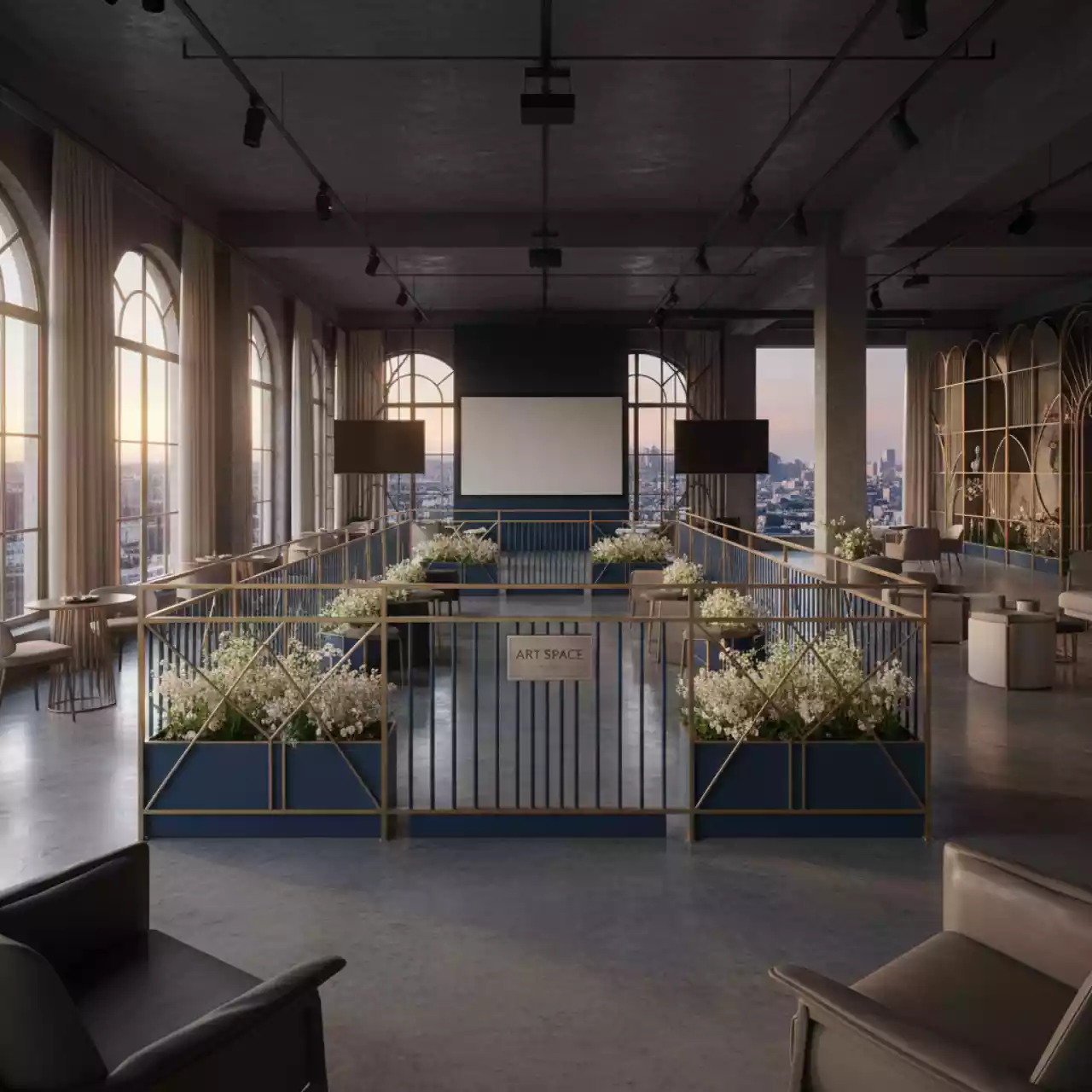 Аренда Заборы и ограждения садовые в Panorama by Mercure — ART SPACE