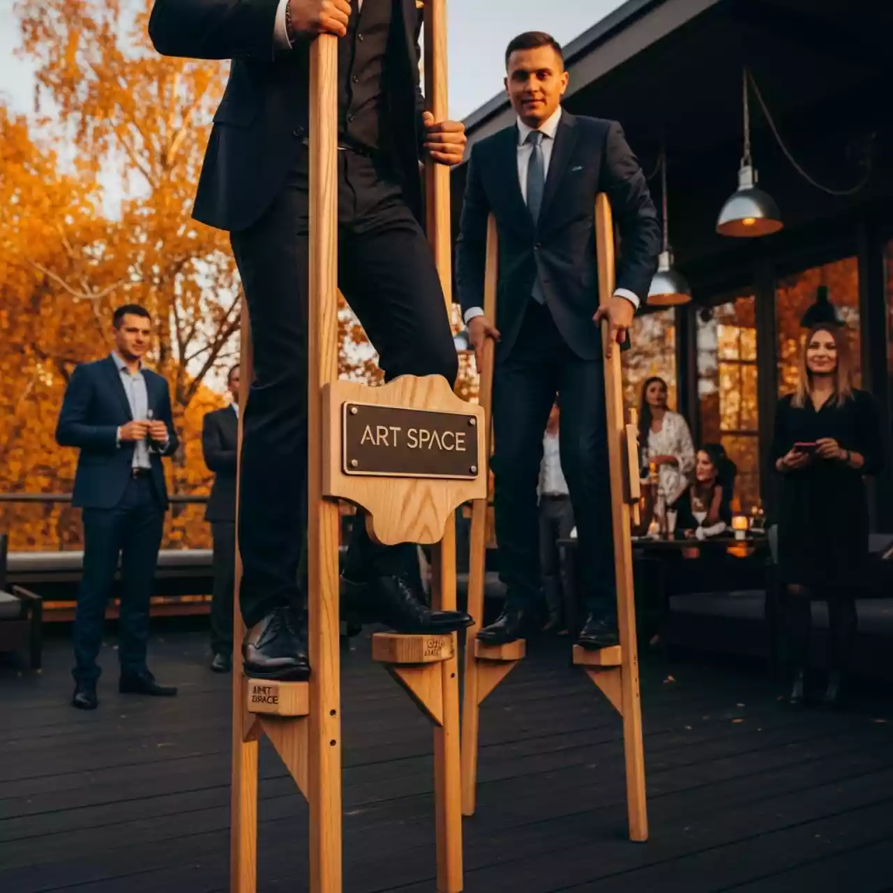 Аренда Задание командные ходули в санатории «Русь» — ART SPACE