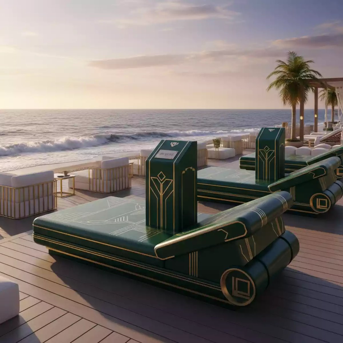 Аренда Задание командные носилки на пляжных клубах Хосты — ART SPACE