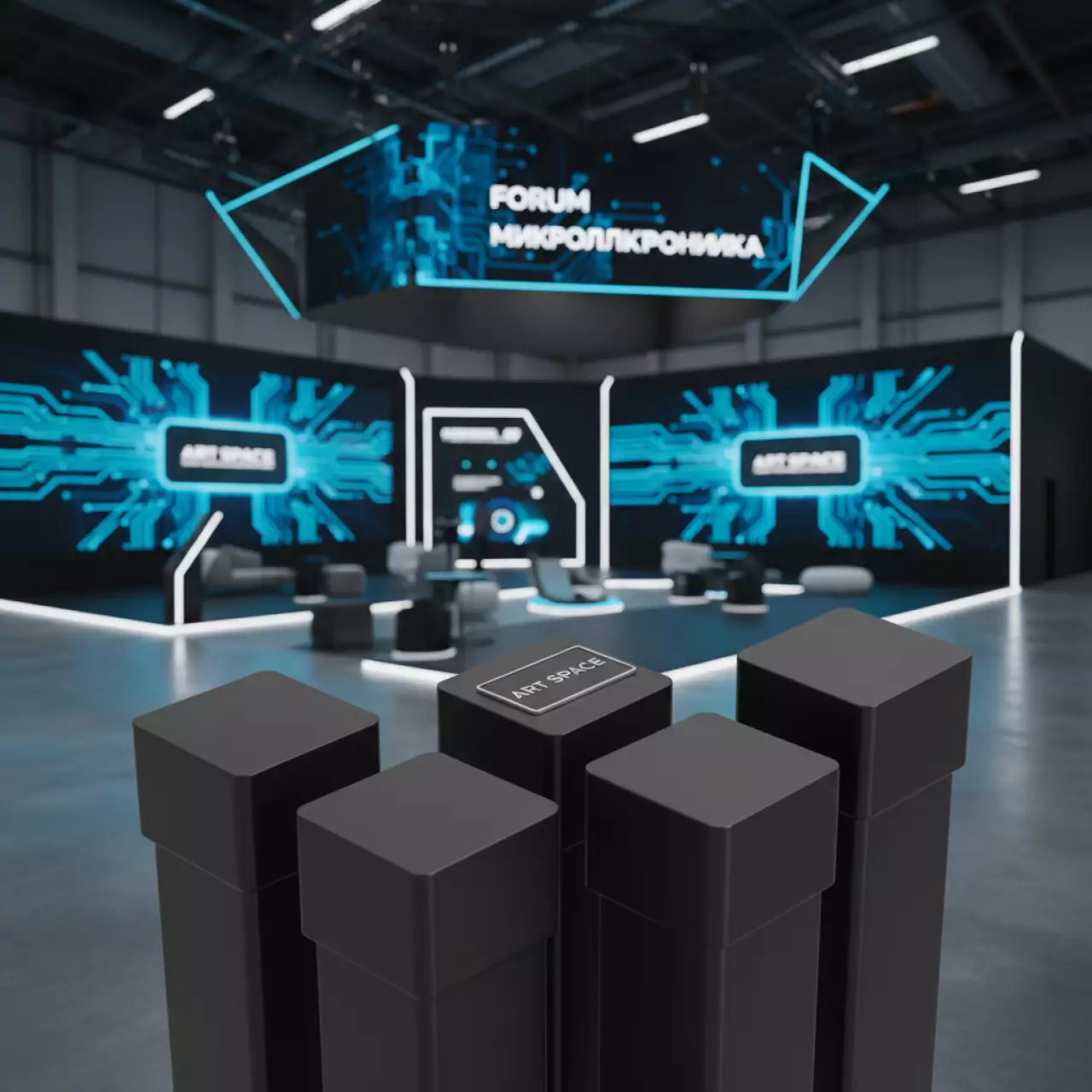 Аренда Заглушка пластиковая квадратная 18х18 мм черная 4 шт в Karat Resort — ART SPACE