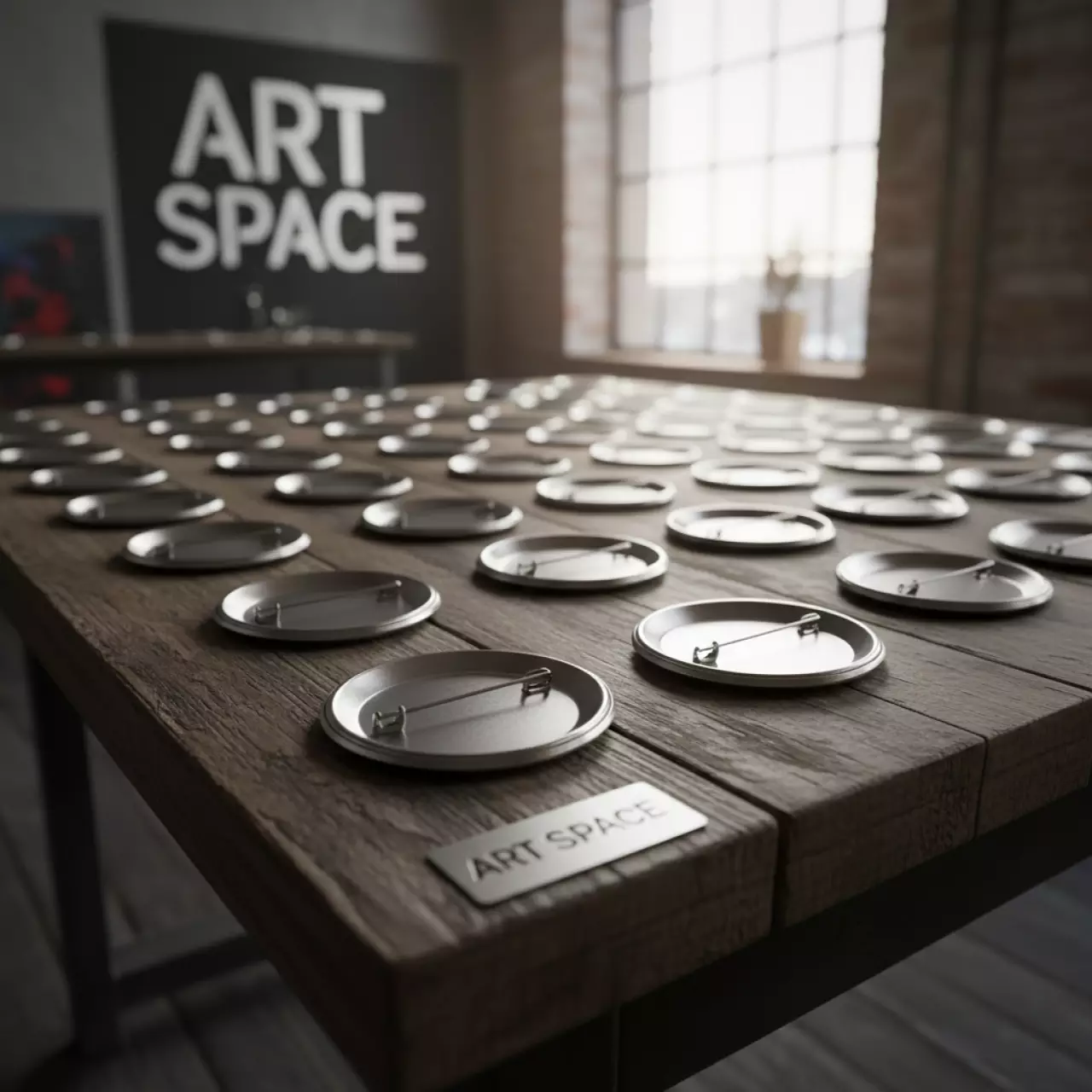 Аренда Заготовки для значков Bulros D 25 мм металл булавка в Сириус Арене — ART SPACE