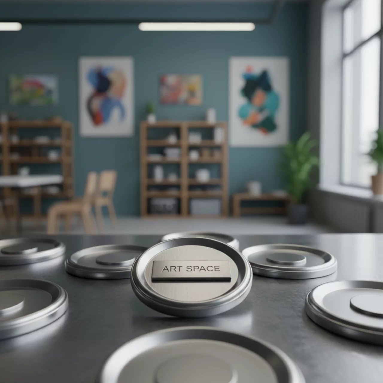 Аренда Заготовки для значков D 50 мм винил магнит в Mantera Supreme — ART SPACE