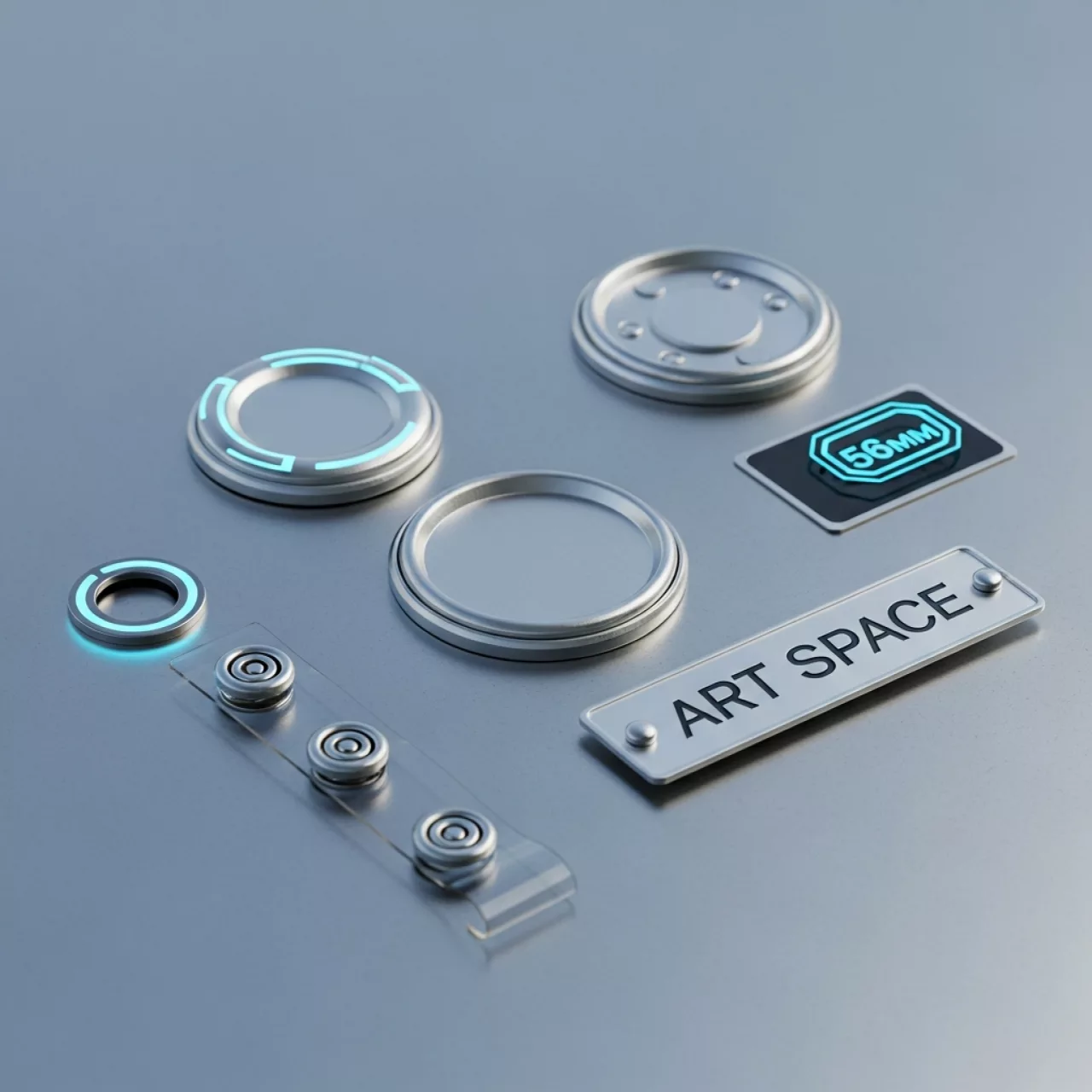 Аренда Заготовки для значков Talent D 56 мм виниловый магнит в парке «Ривьера» — ART SPACE