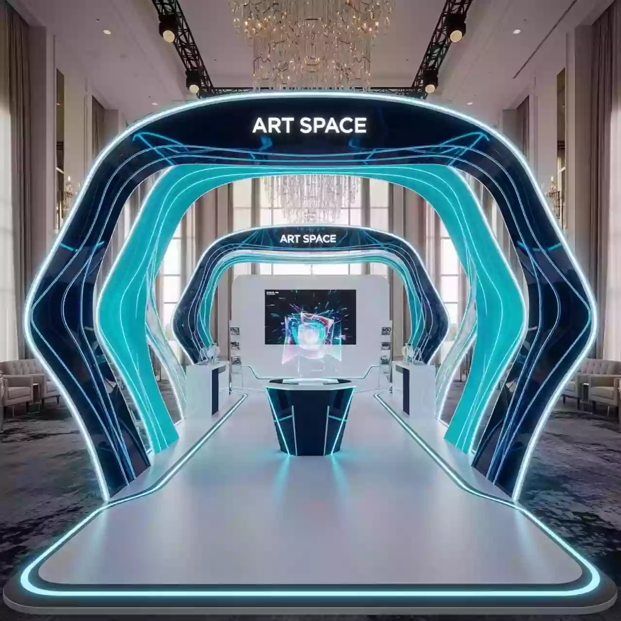 Аренда Застройка стенда АО НПО Полицелл в Panorama by Mercure — ART SPACE