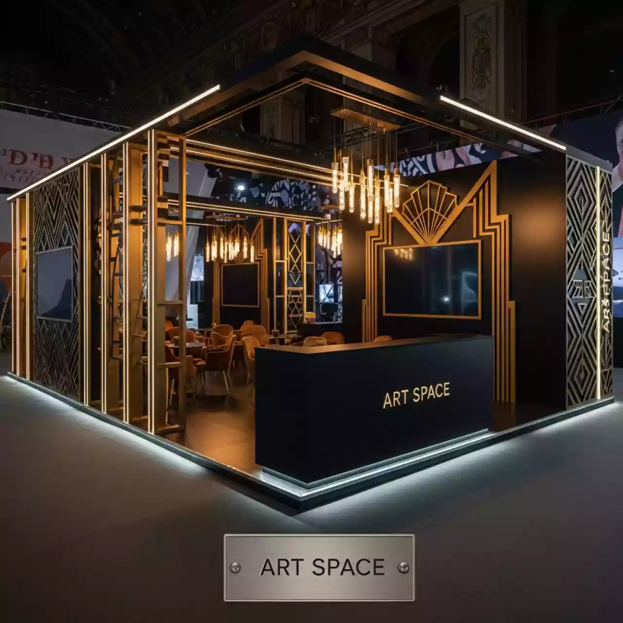 Аренда Застройка стенда на Московском марафоне в Зимнем театре — ART SPACE