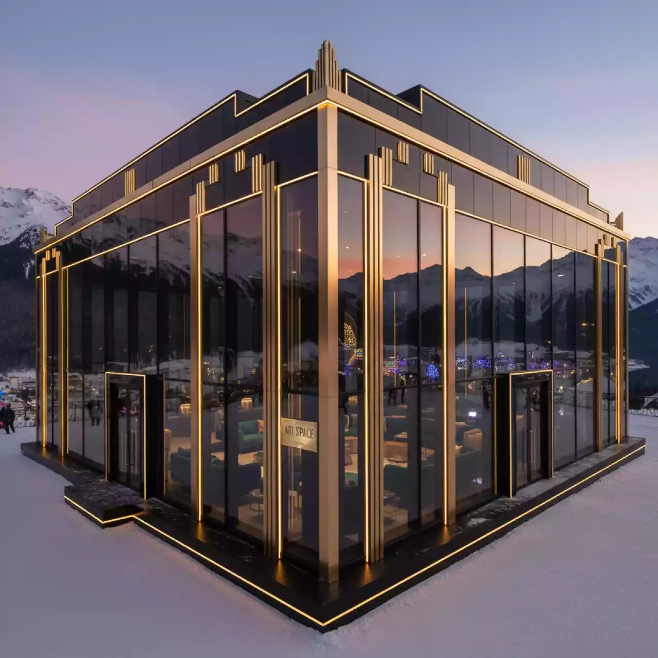 Аренда Застройка выставочная на курорте «Газпром» (Альпика) — ART SPACE