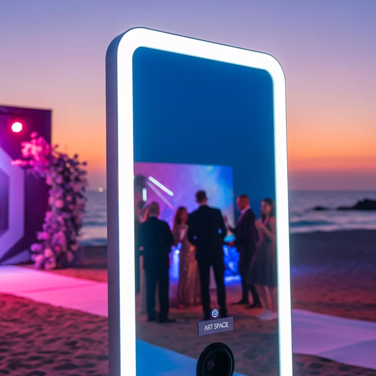 Аренда Зеркало Cersanit LED 020 Base 80х60 см с подсветкой на пляже «Мандарин» — ART SPACE