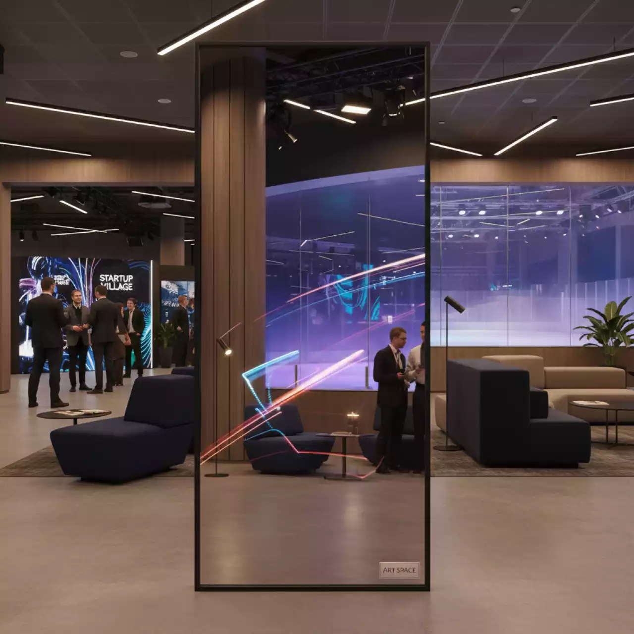 Аренда Зеркало Долина грез черное в ледовом дворце «Большой» — ART SPACE