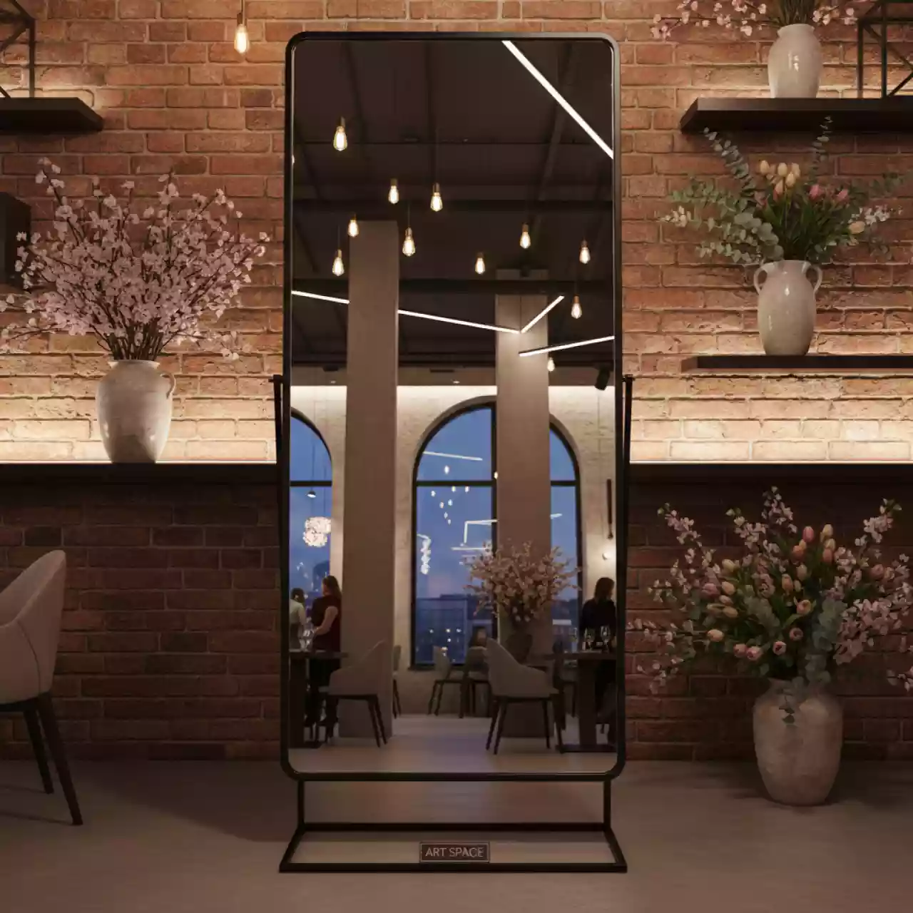 Аренда Зеркало напольное 38х160 см в ресторане «Магеллан» — ART SPACE