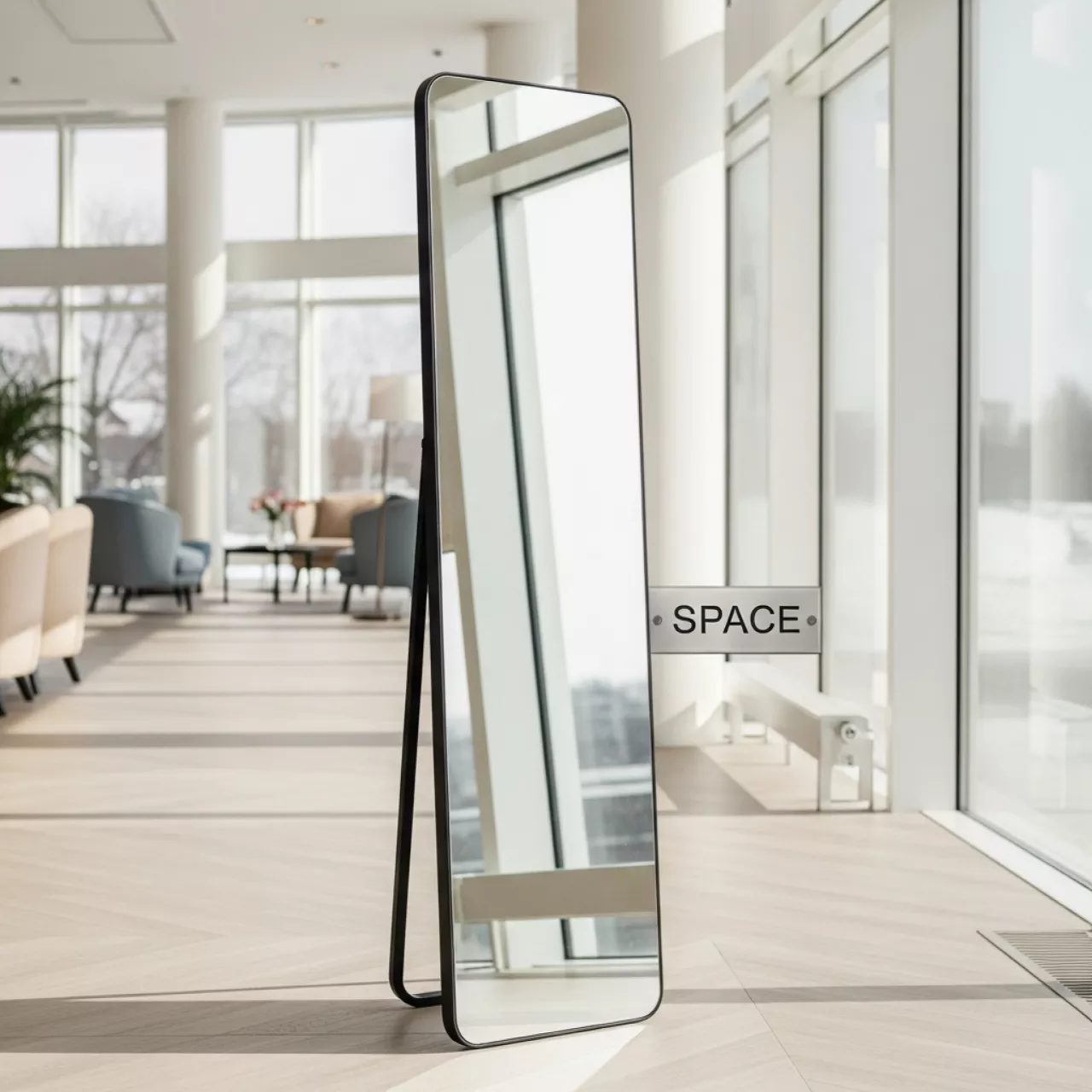 Аренда Зеркало напольное черное 175х50 см в Rodina Grand Hotel & SPA — ART SPACE