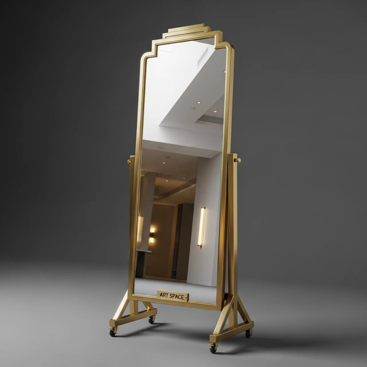 Аренда Зеркало напольное на колесах в Stella di Mosca — ART SPACE